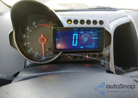 2014 Chevrolet Sonic Lt Auto z USA, uszkodzony, nr VIN 1G1JC5SBXE4235151